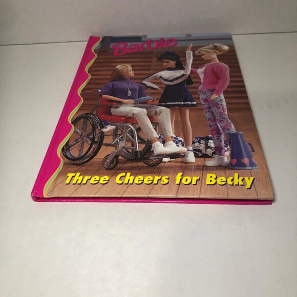 Vintage 1998 Barbie Book- Three Cheers For Becky 90's Kid's Hardcover - Picture 7 of 9